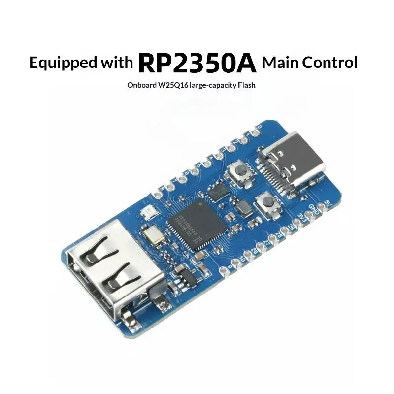 RP2350 USB-A Entwicklungsboard RP2350_V2 Mikrocontroller-Prozessor basierend auf RP2350A Erweiterungsboard I/O programmierbar Typ C – Detail 22