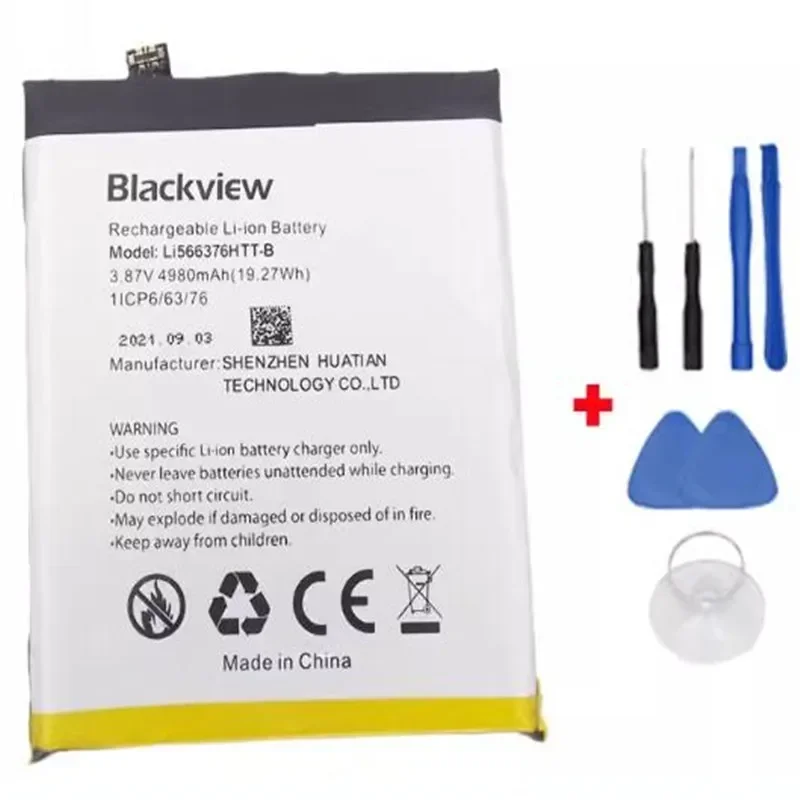 

In Stock for Blackview BL5000 battery 4980mAh New production date Long Standby Time for Blackview BL5000 Battery