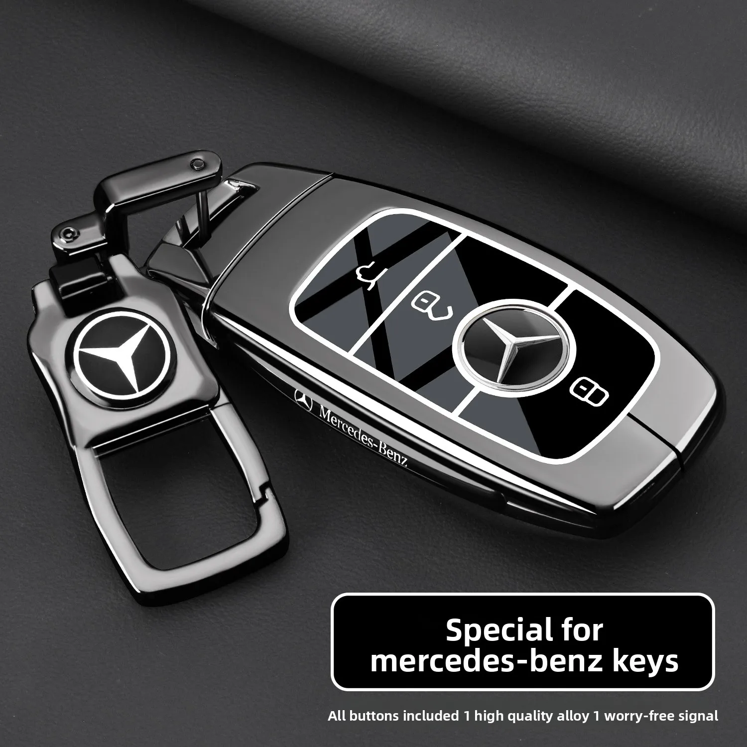 Car Key Case Cover Shell for Mercedes Benz C S Class W223 W206 S260L S350L S400L S450L S500L S480 S580