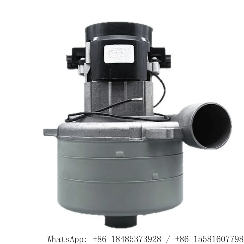 Vacuum Suction Motor with Bypass Tube Aluminum Housing for Floor Scrubber Polisher Dust Extractor Table Saw Spare Parts