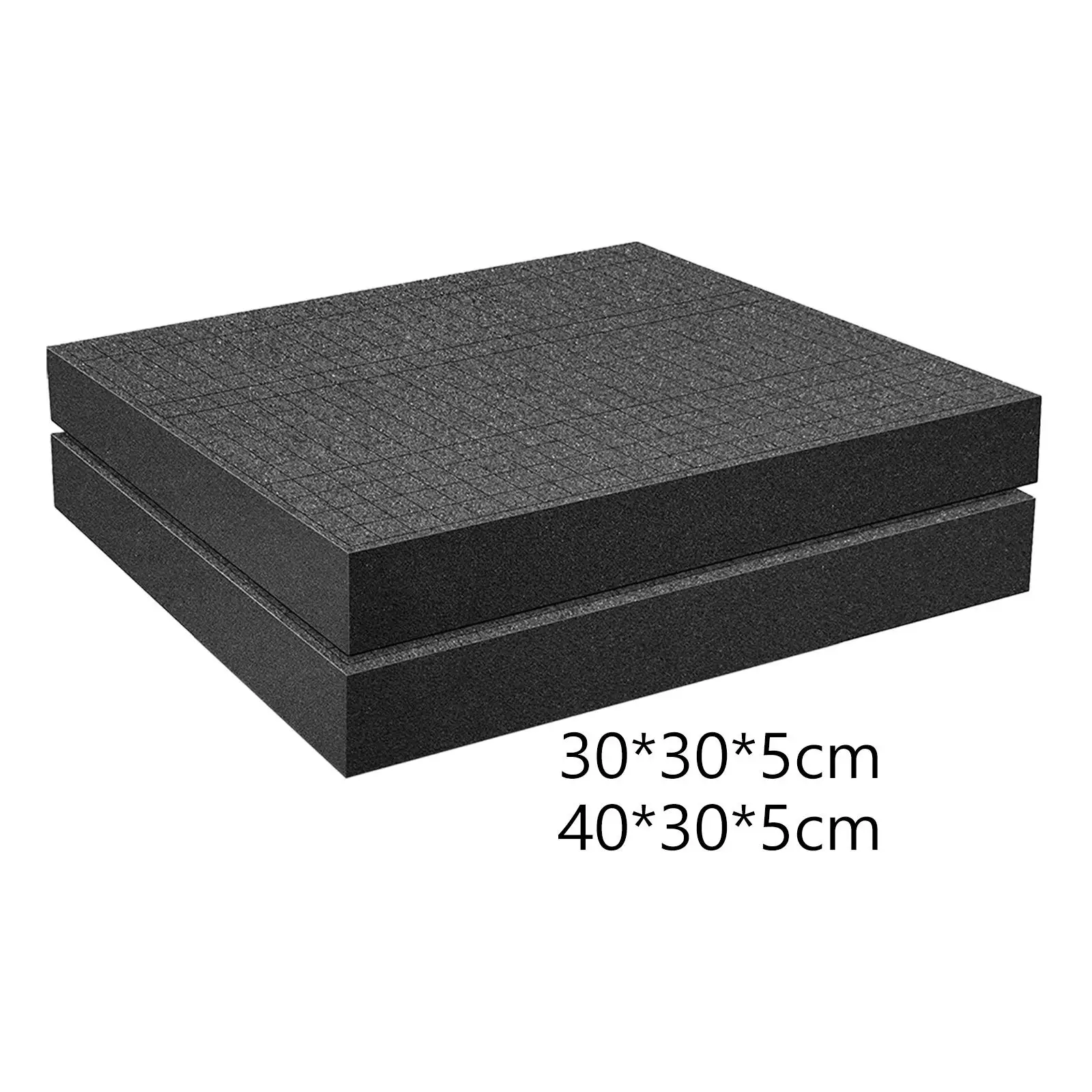 2Pcs Pre Cube Sheet Foam Shockproof Foam Pads Pick Apart Foam Insert for Camera Storage and Crafts Tool Box Board Game Box