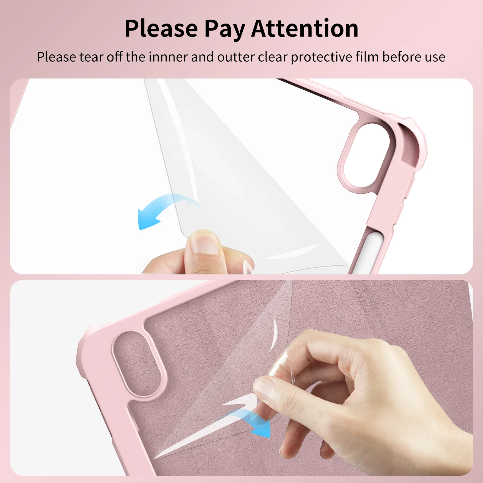 ZOYU Case iPad 10th Gen with Pencil Holder,for iPad 7/8/9th Air11