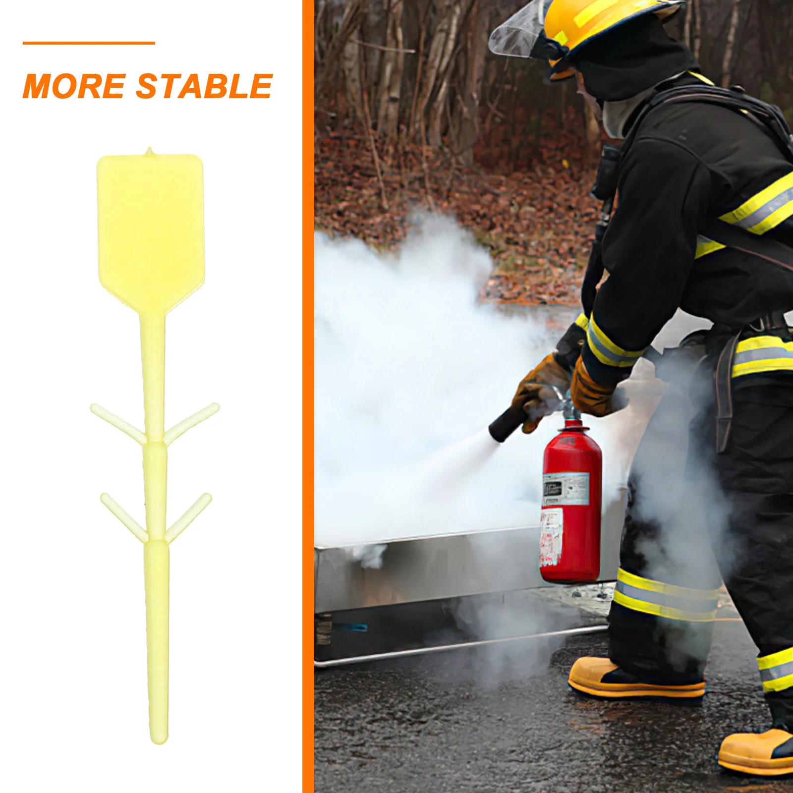 2000 Pcs Plastic Fire Safety Pull Pins Seal Bright Yellow Extinguisher Lock Pins Replacement Fire Equipment Pin Seal Fire