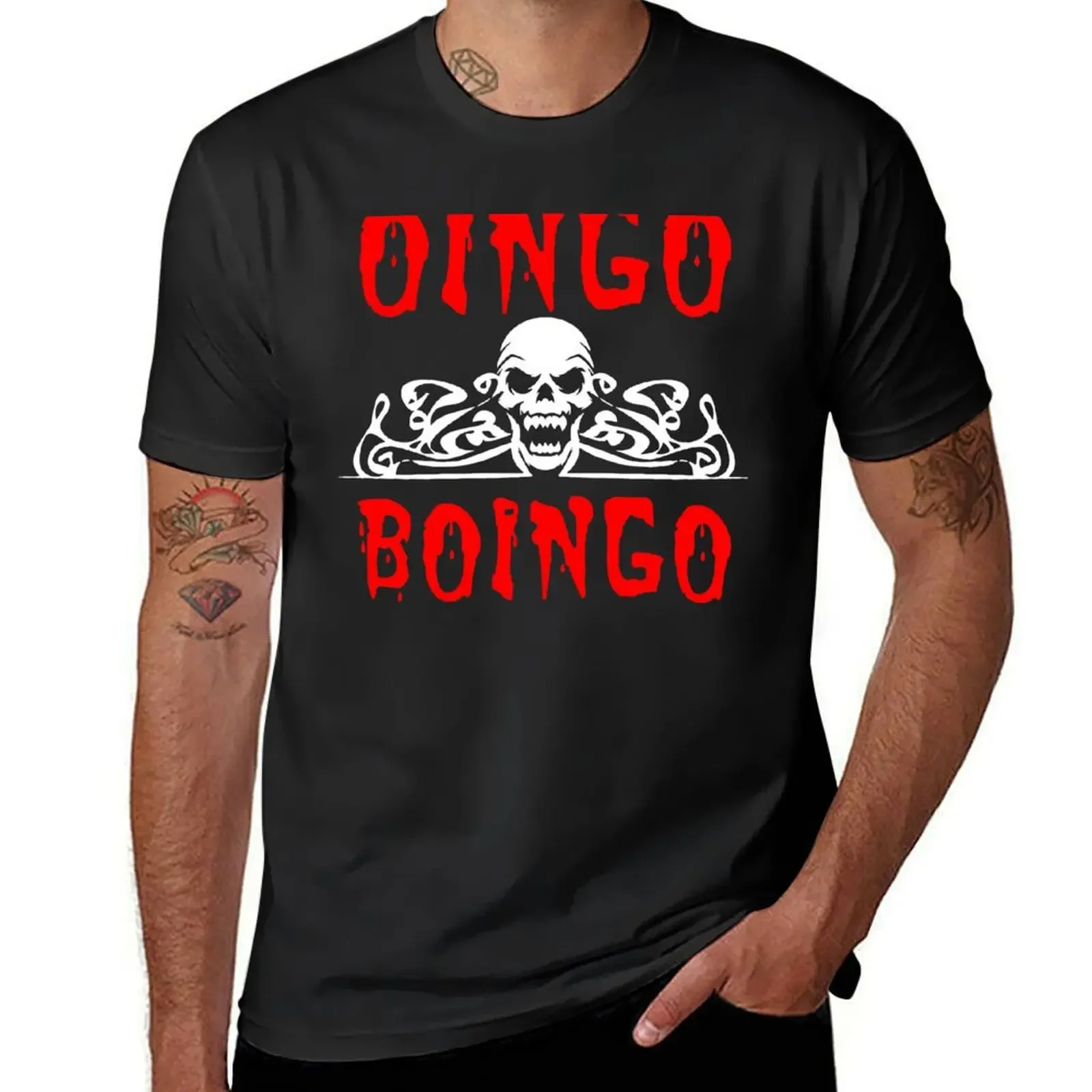 Oingo Boingo T-Shirt basketball graphic tees sports fans plus size clothes blue archive Men's t-shirts