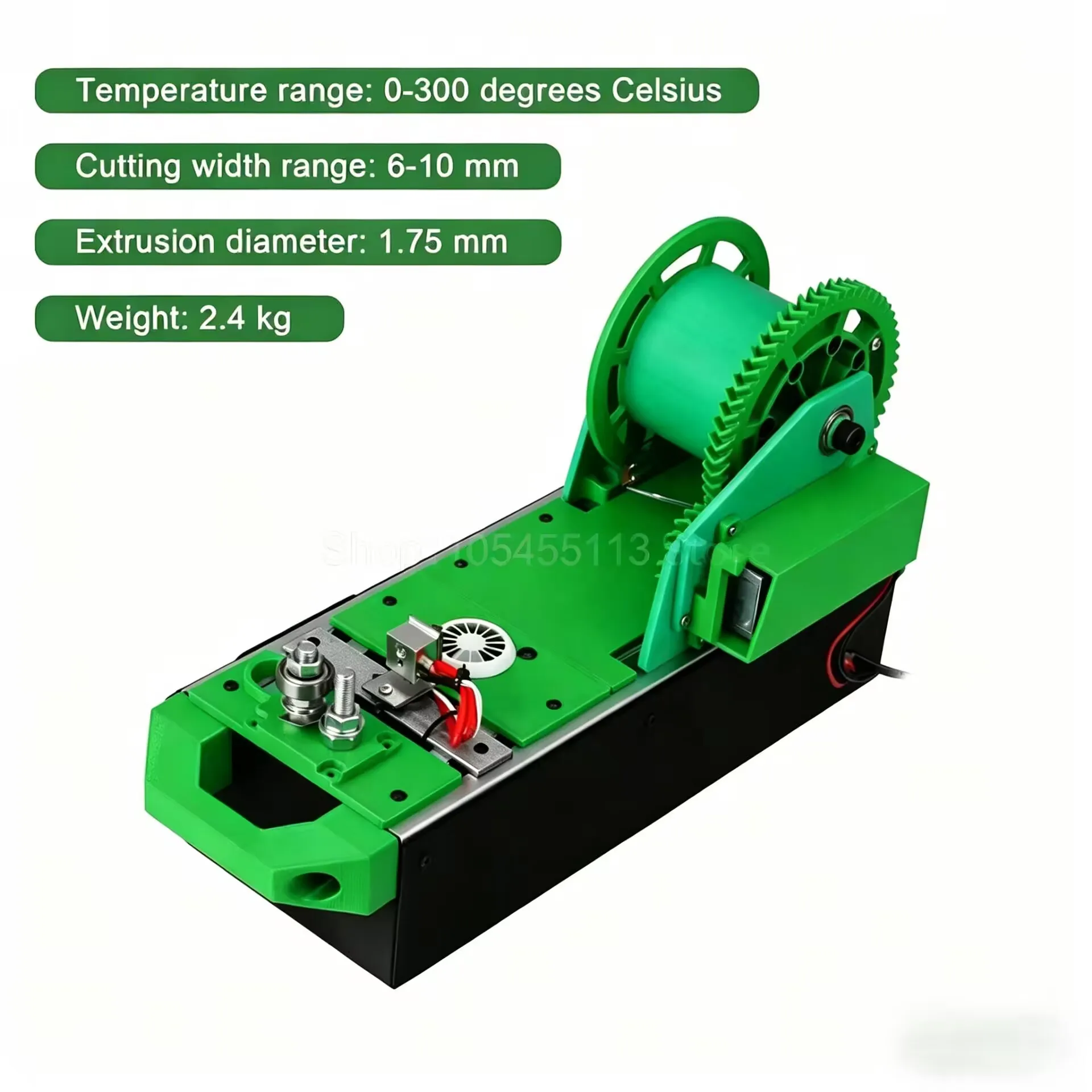 

3D Printing Filament Making Machine: Desktop PET Bottle Filament Extruder with Micro Injection for Plastic Silk Production