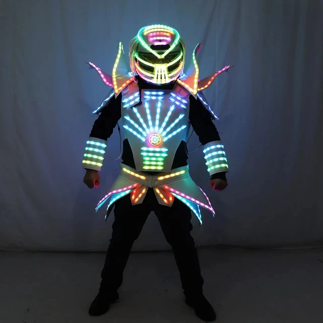 

Full Color LED Iuminous Robot Suit Technology Futuristic Stage Performance