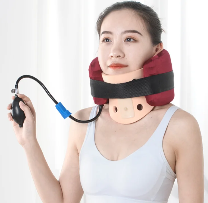 

Inflatable relaxer collar Limber Physical Therapy Neck Belt Equipment Cervical traction device