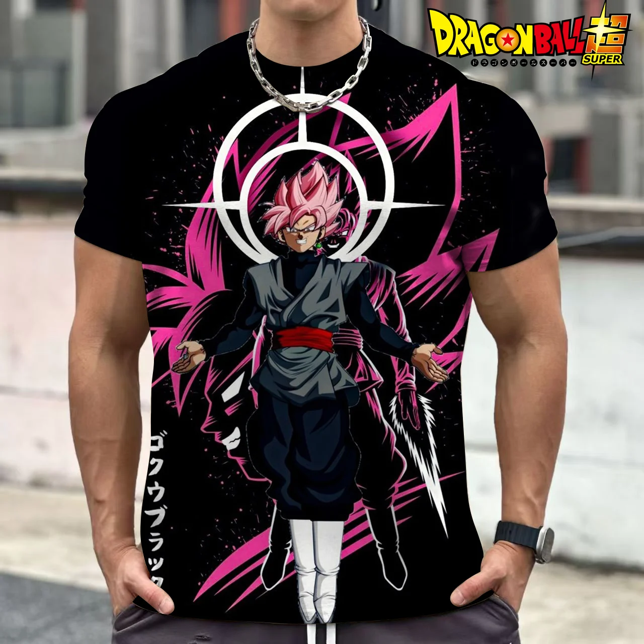 

Fashion Dragon Ball Goku Cosplay Men's T Shirts for Boys Kids Super Saiyan Anime Cartoon Breathable Cotton Short Sleeve Tee
