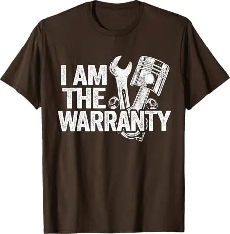 Ich bin der Garantie-Mechaniker für Rennwagen-Teile – Lustiges Mechaniker-T-Shirt im Y2K-Stil – Mechaniker-Papa-T-Shirt mit Spruch im Taschenformat – Herrenbekleidung Oberteil – Detail 18