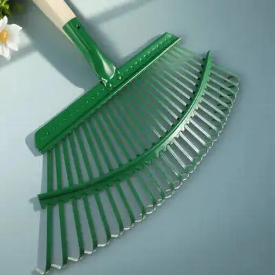 Садовый инструмент, лист для газонов, сверхмощные легкие дворовые грабли, ручные грабли для садовых кустарников, сосновые иглы, искусственный газон