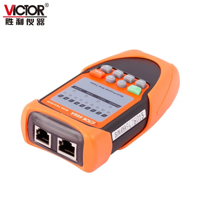 RUOSHUI 668A LAN Network Cable Tester Cat5 Cat6 UTP STP Detector Line Finder Telephone Wire Tracker Tracer Diagnose Tone Tool