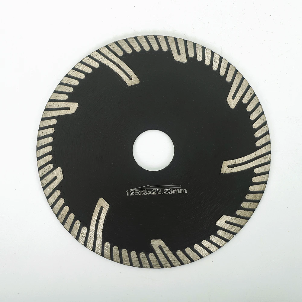 5inch 125mm Diamond Saw Blade Granite Marble Slotted Grinding Sheet Marble Blade Saw Blade Stone Cutting Blade Grinding Disc
