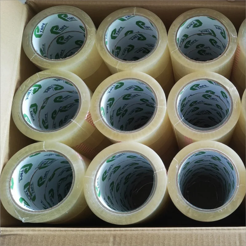 1 Piece 100m/75m Super Bond Transparent BOPP Packaging Adhesive Carton Sealing Clear Box Shipping Tape