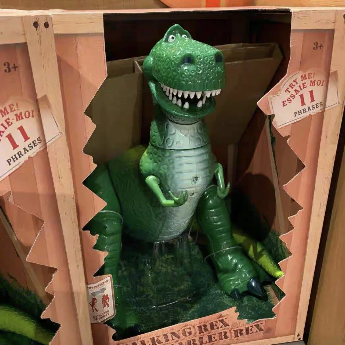

Officially Licensed Toy Story Deluxe Rex Action Figure - Talking & Poseable Dinosaur Doll, Premium Collectible Kids Toy