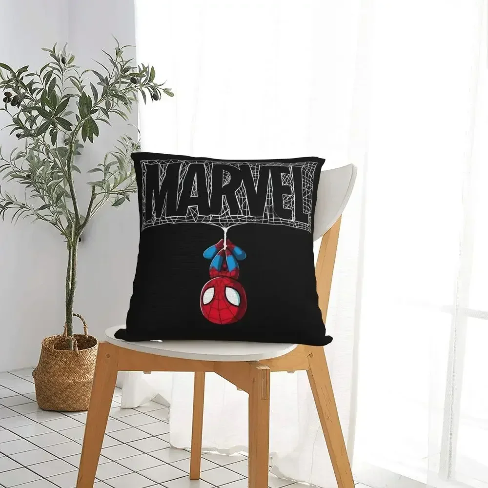 Spiderman Cartoon Cute federa stampa fronte-retro fodera per cuscino decorazione fodera per cuscino Home Square 45*45