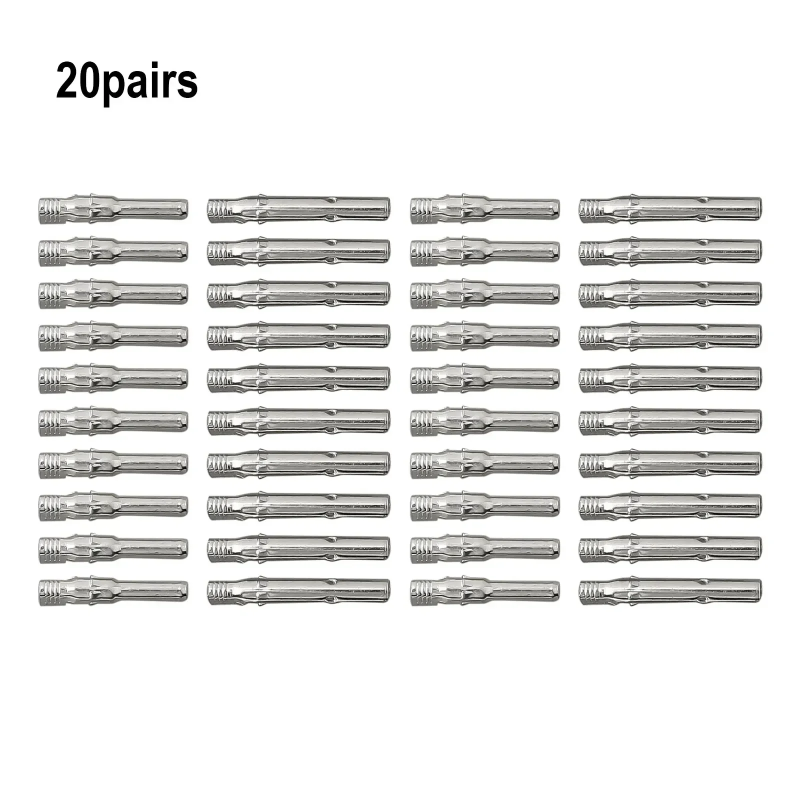 

20 Pairs Solar Connector Pins Male and Female Metal Core Waterproof IP65 Excellent Load Capacity for Applications