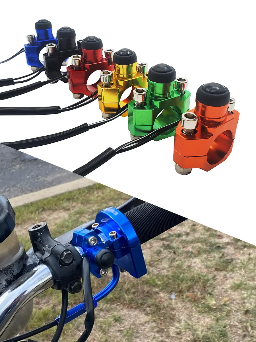 Universeller CNC-Start-Kill-Schalter für Motorrad, Motor-EIN/AUS-Taste für KTM HONDA YAMAHA KAWASAKI SUZUKI 125 250 300 350 400