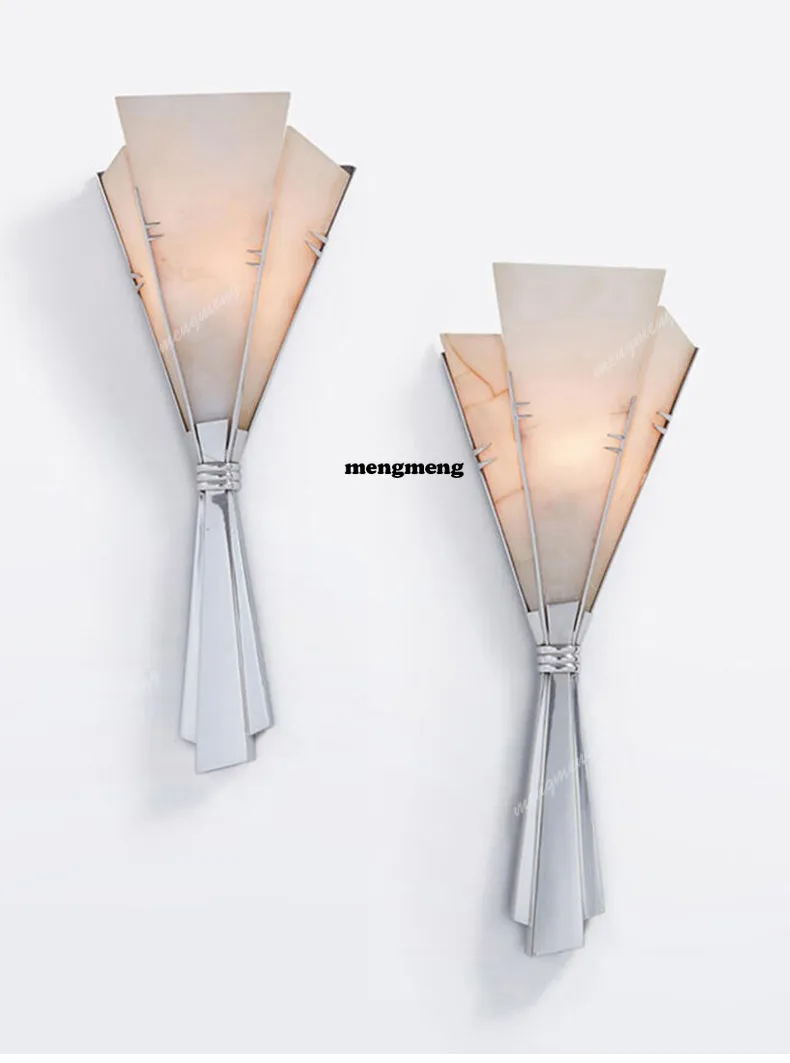 

Medieval Spanish marble retro bouquet wall lamp bedroom living room decoration background hotel