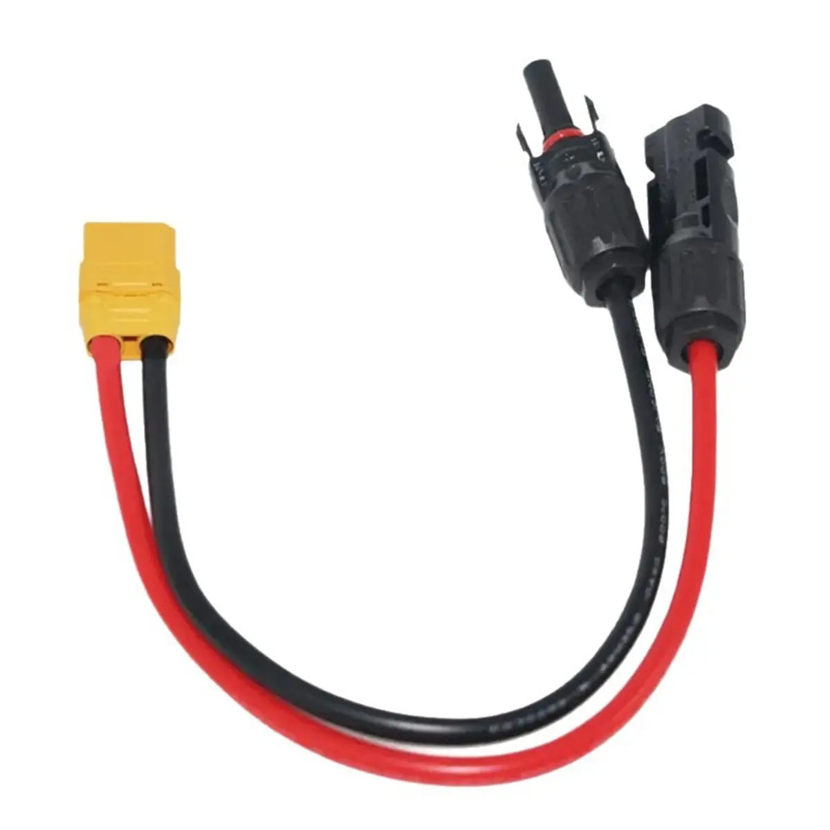 Conectores de Painel Solar A49T para Cabo Adaptador XT90 Masculino, Cabo de Extensão para Estações de Energia, Fio 10AWG, 2m
