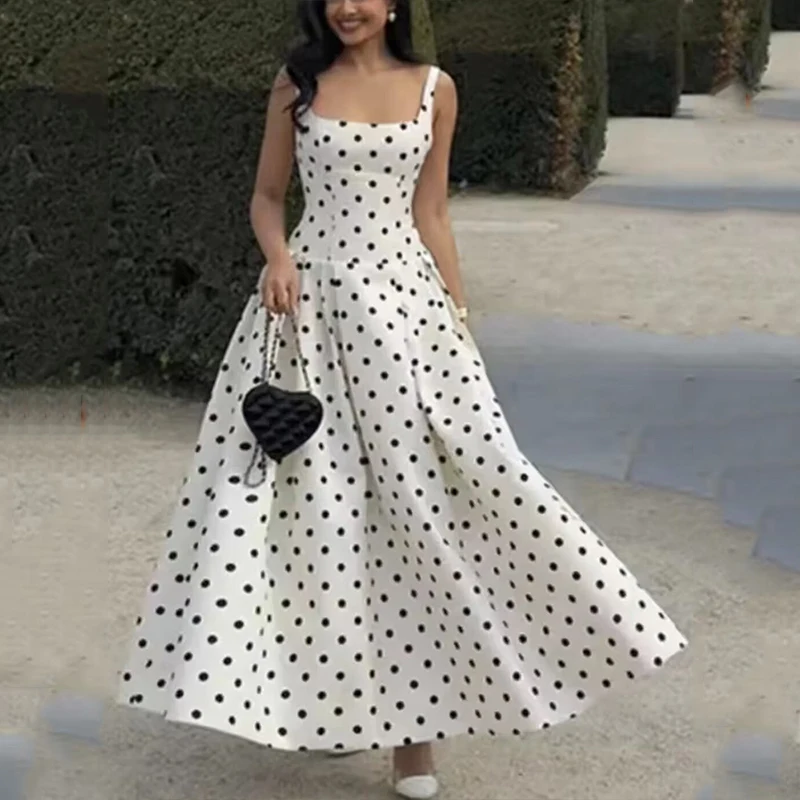 حزام صيفي 2025 للسيدات صغير الحجم متعدد الاستخدامات باللون الأبيض منقط للخصر Dr ألياف البوليستر ort Sle... #2