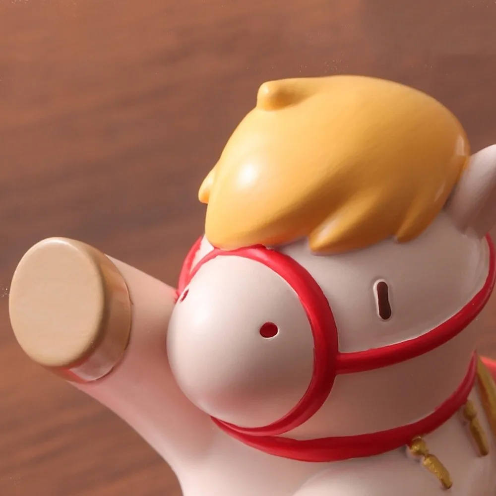 التميمة زودياك الحصان حامل هاتف زخرفة مهرجان ديكور النمط الصيني 2026 الحصان الحلي حامل نابض بالحياة تمثال على شكل حيوان #3