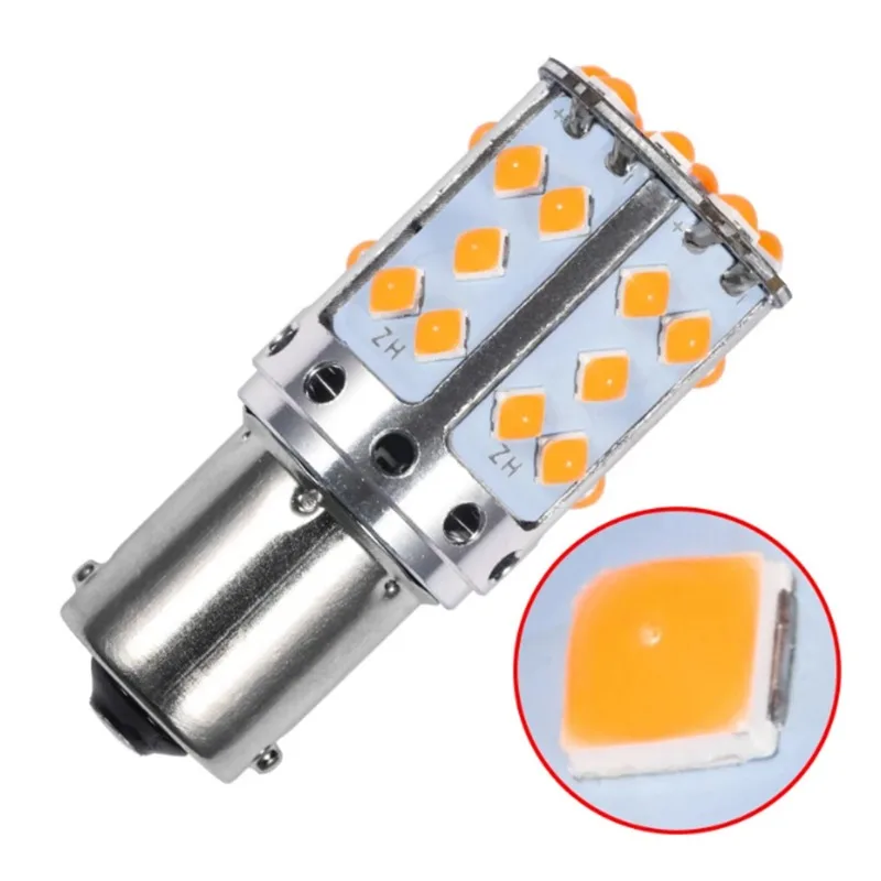 2 stücke BA15S P21W 1156 BAU15S Canbus Kein Fehler T20 7440 W21W WY21W Lampe Auto Blinker Lampen 12 v auto Led