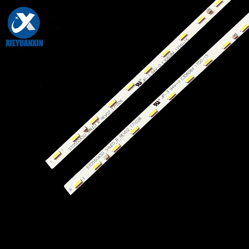 2pcs 603mm Led Backlights Strips For Sony 55inch ST0550AS0-54LED-L-REV02 KDL-55X8655F KD-55X8566F V550QWE06