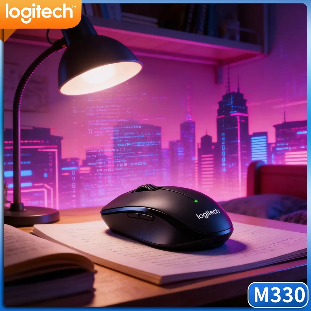 Logitech M330 Silent Wireless Mouse Durable Scroll Wheel Assembly Retain Smooth Rotation After Long Term Frequent Operation
