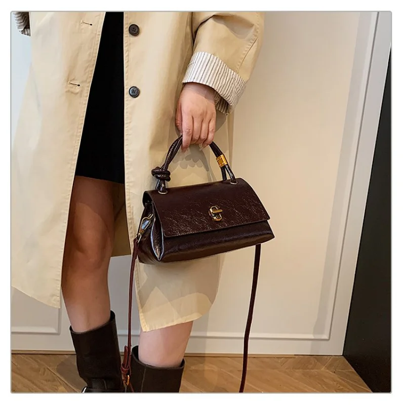 Damen-Umhängetasche aus Leder mit Jaguar-Print, Paris, lässig, Vintage, leicht, weich, täglich raffinierter Look ​