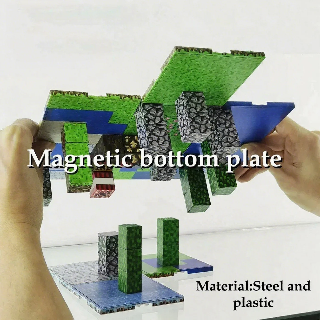 Magnetic Base Plate Variety Baseplates Match Mine World Magnetic Building Blocks Toys for Boys and Girls Children Best 2025 Gift