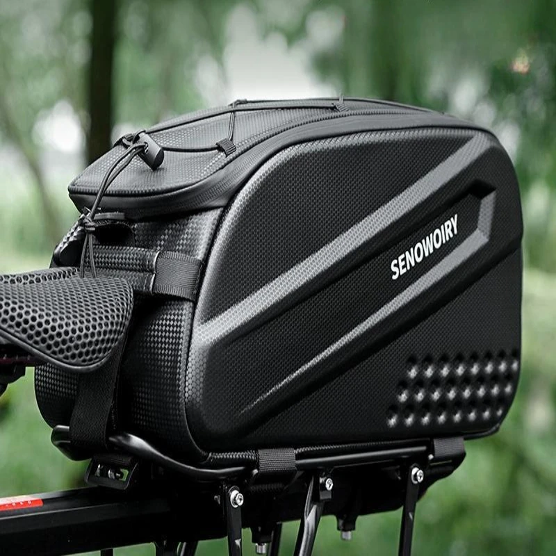 

Задняя велосипедная сумка-кофр для горного велосипеда, легкая, портативная, большой вместимости, устойчивая к царапинам, аксессуары для велосипеда