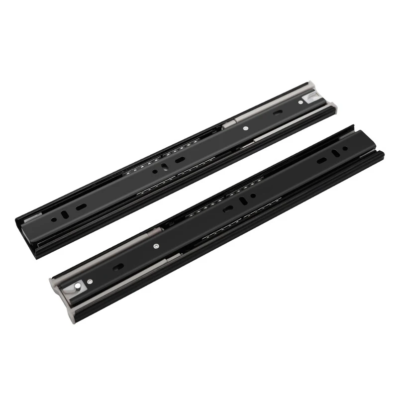 2Pcs Metal Buffer Drawer Slides 8-22