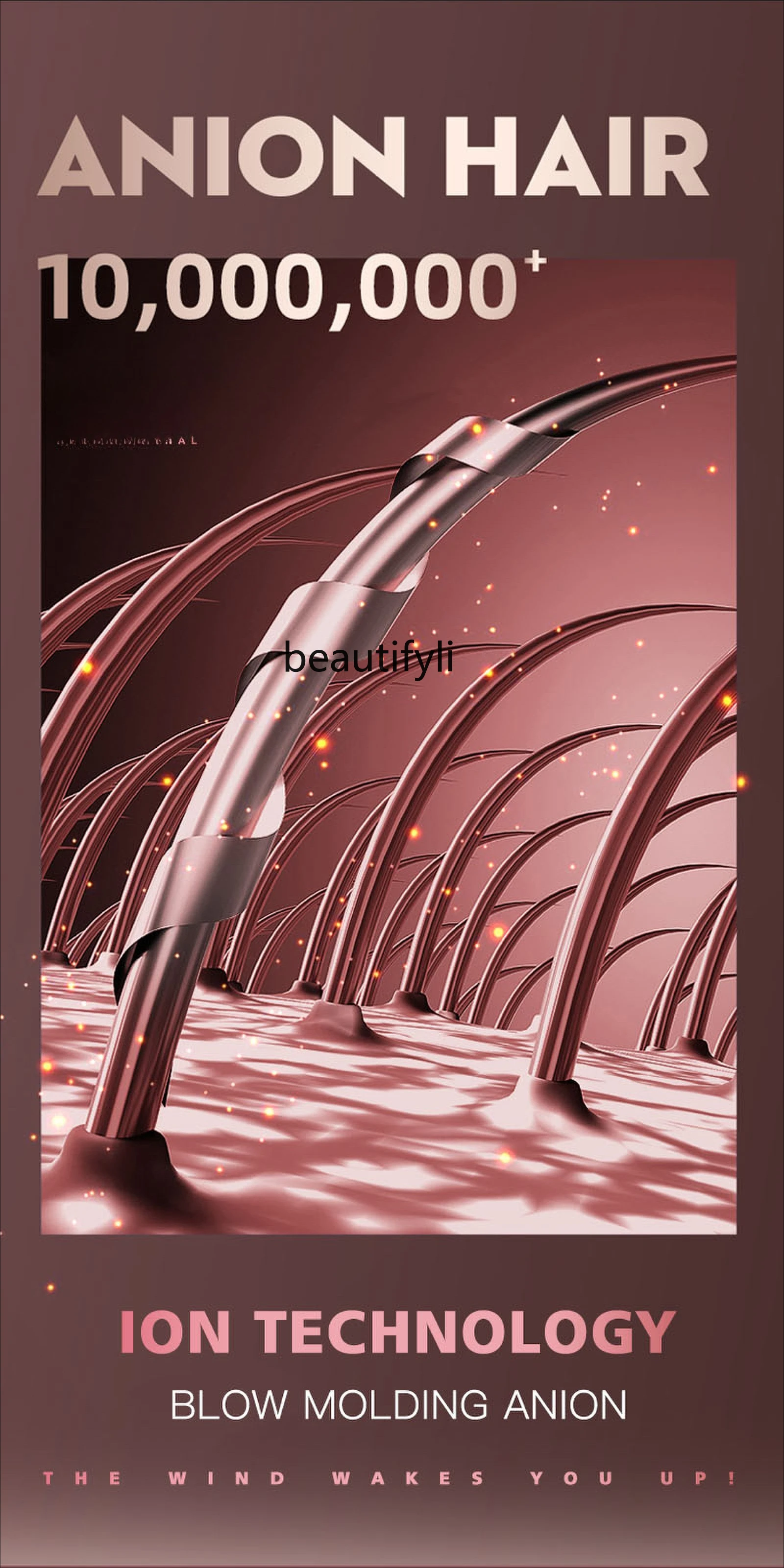 Фен с сильным ветром и быстро высыханием, парикмахер бытовой уход за волосами постоянной температуры