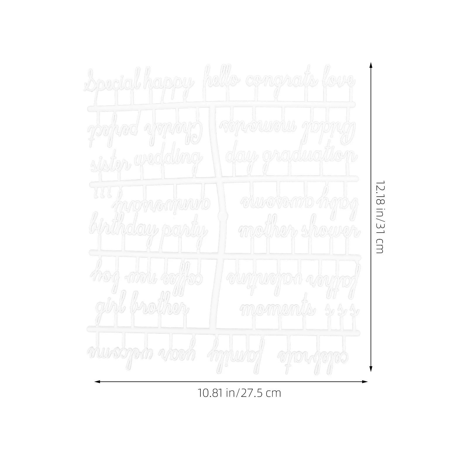 2Sets Felt Board Letters Plastic Alphabet for Message Board DIY Chalkboard Sign Replacement Reusable White Letters Set