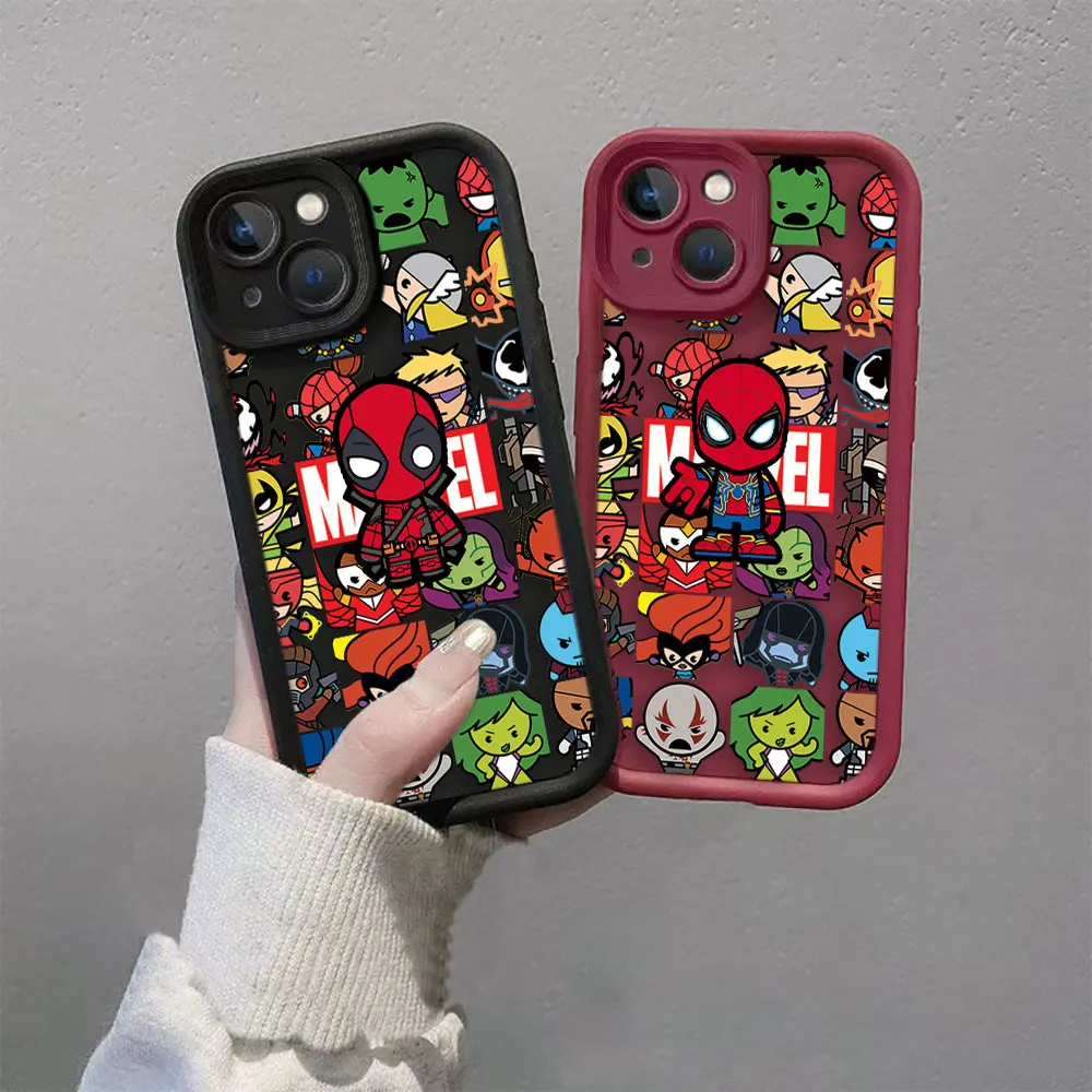 Marvel Deadpool Iron Spider-Man Venom Cover Phone Case For Oneplus 11 10R 8T NORD CE 2 3 4 LITE ACE 2 3 MOTO G9 22 30 Color Case