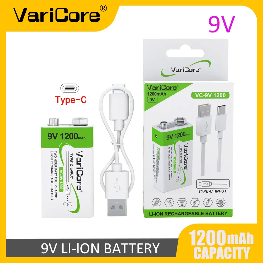 Varicore 9V 6F22 Li… - image