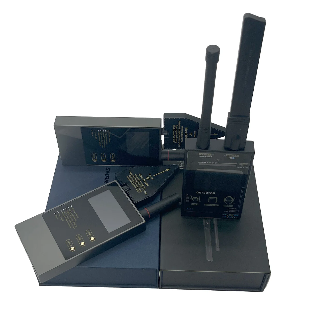 

Умный антишпионский детектор AI с мобильным приложением, 6 режимами обнаружения для беспроводных камер, GPS-трекеров и подметальных устройств для прослушивания ошибок