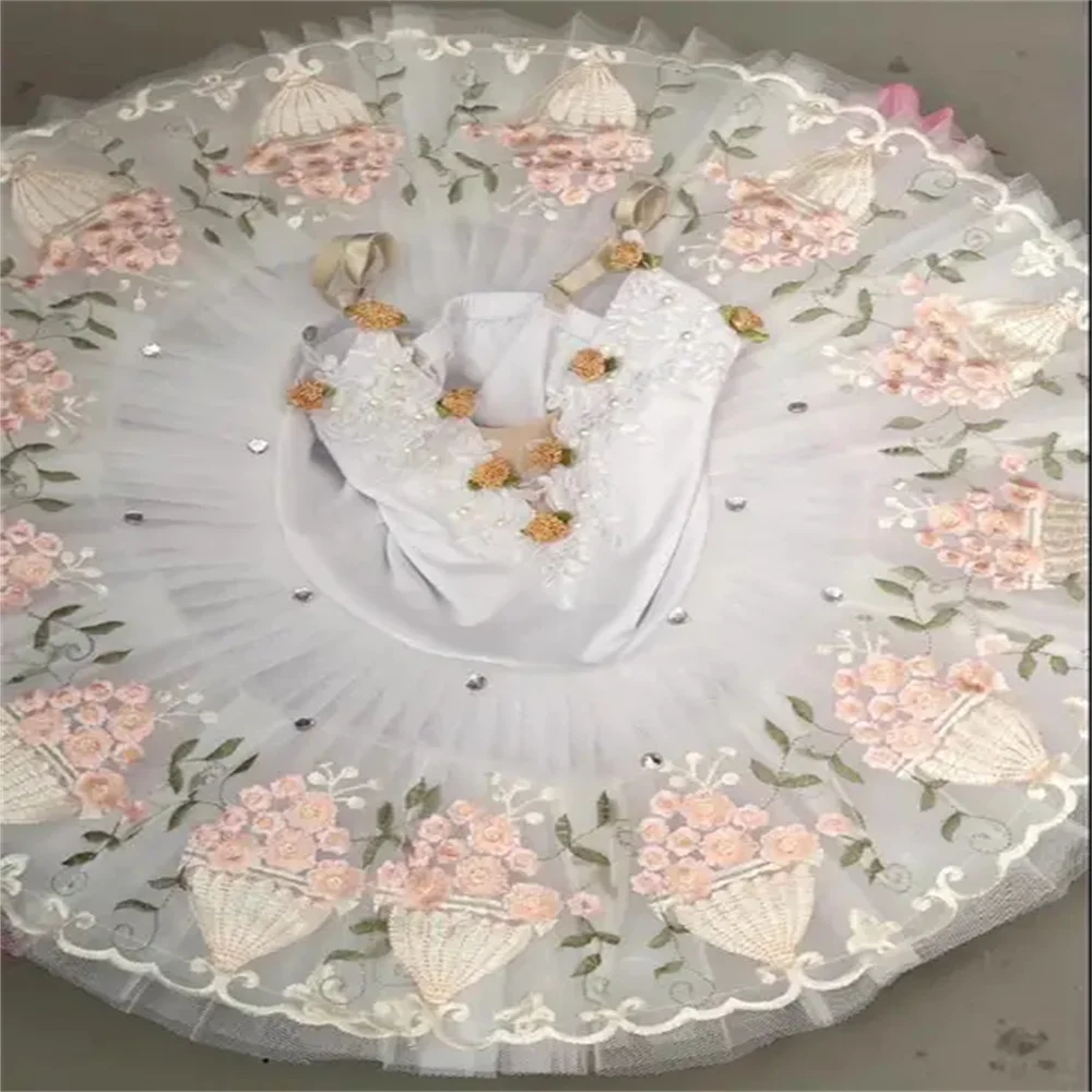 Tutu de Ballet Professionnel pour Enfant Fille et Adulte, Costumes de brev, Robe de Ballet