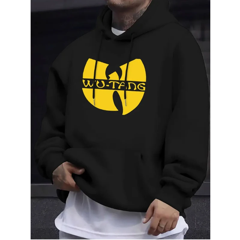 الهيب هوب السنوات 90 وو عشيرة T-tangs هوديي الرجال النساء عادية الخريف الشتاء خمر هوديس الصوف طويلة الأكمام قمصان سويت شيرت بقلنسوة #2