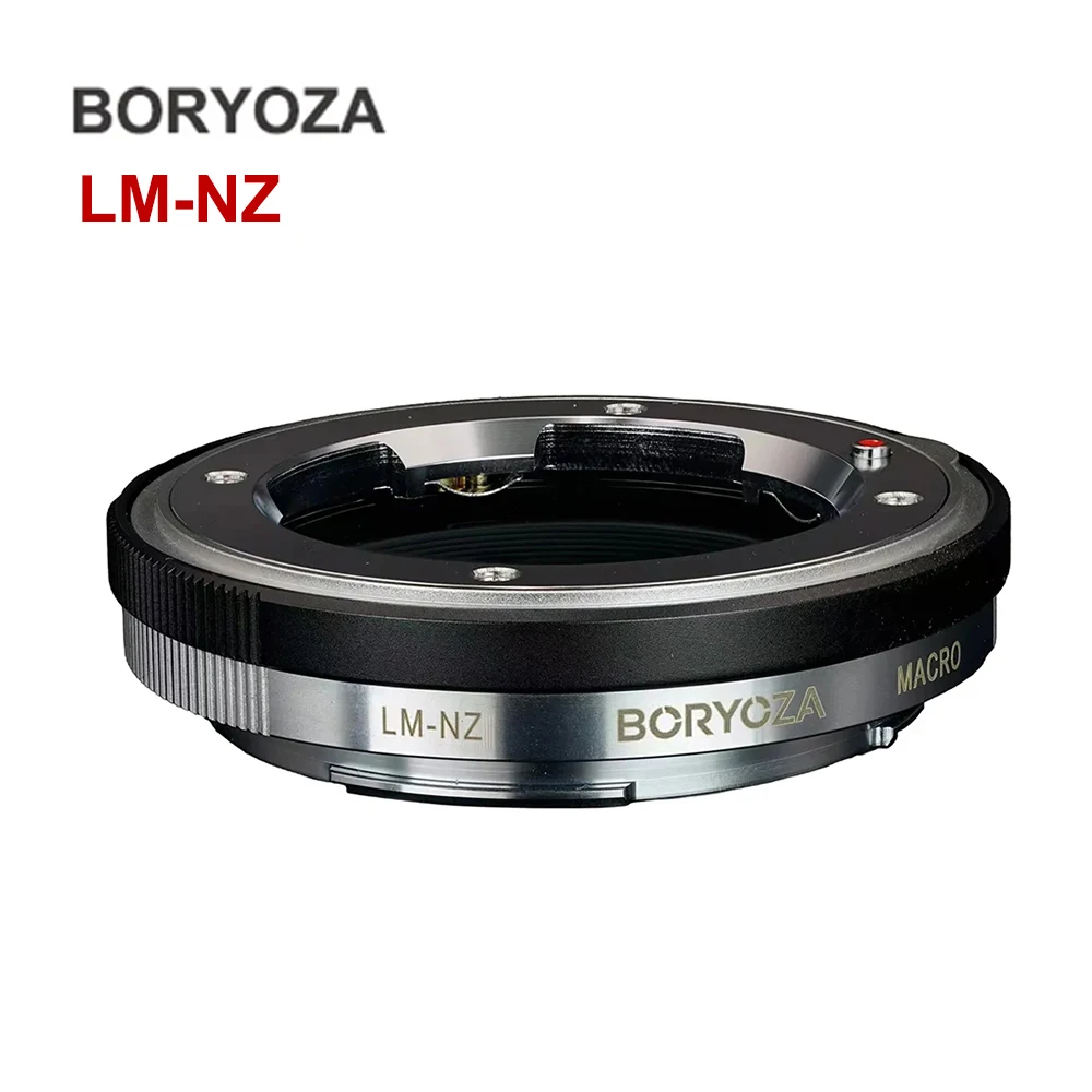 BORYOZA LM-NZ Auto Focus Macro Adapter Ring Lens Adapter for Leica Camera Lens to Nikon Z Mount Cameras Accessories