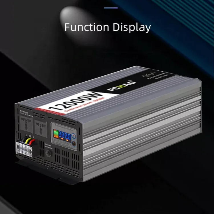 Manufacture inverter dc to ac 50Hz/60Hz 6000w 12000w pure sine wave inverter with multi protections for off grid inverter