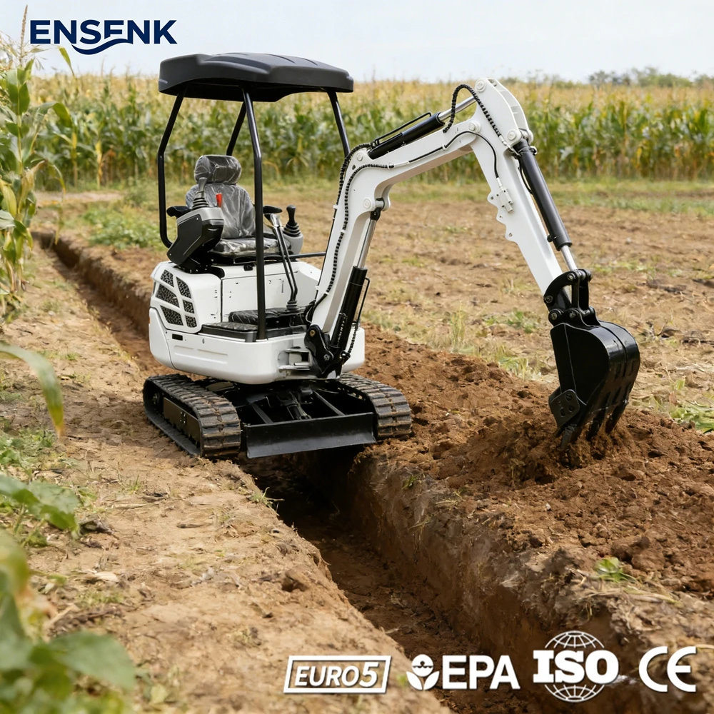 

Mini Excavator 1.0Ton 1.5Ton Construction 1.2Ton 3.0Ton Kubota Engine EPA Euro 5 CE Manufacturer Direct Sales Digger