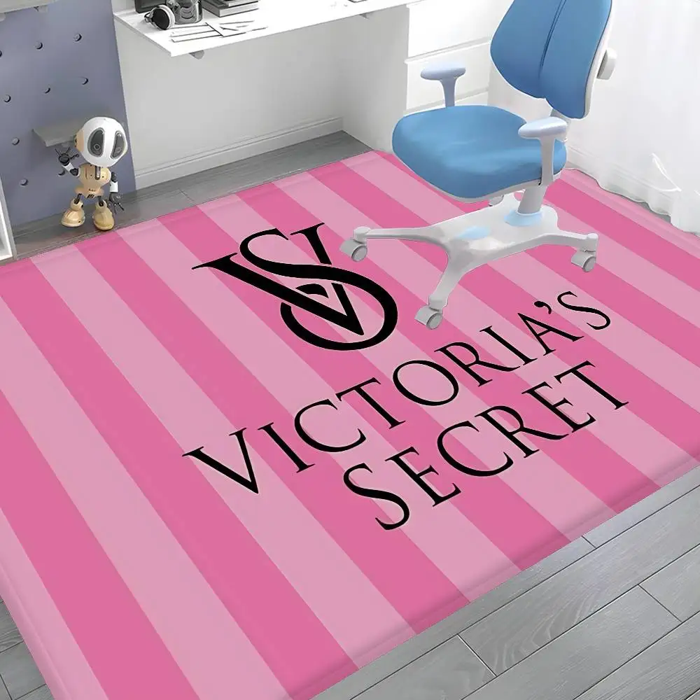 Brand V-VictoriaS Secret Luxury Door Mat Nordic Style Bedroom Living Room Doormat Home Balcony Anti-Slip Alfombra