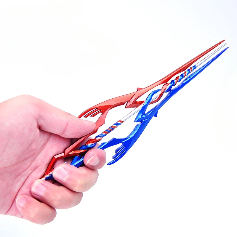 EVANGELION włócznia broń Gaius Anime Model ze stopu rekwizyty do Cosplay figurki akcesoria dla lalek zbieraj modele zabawek biżuteria prezent