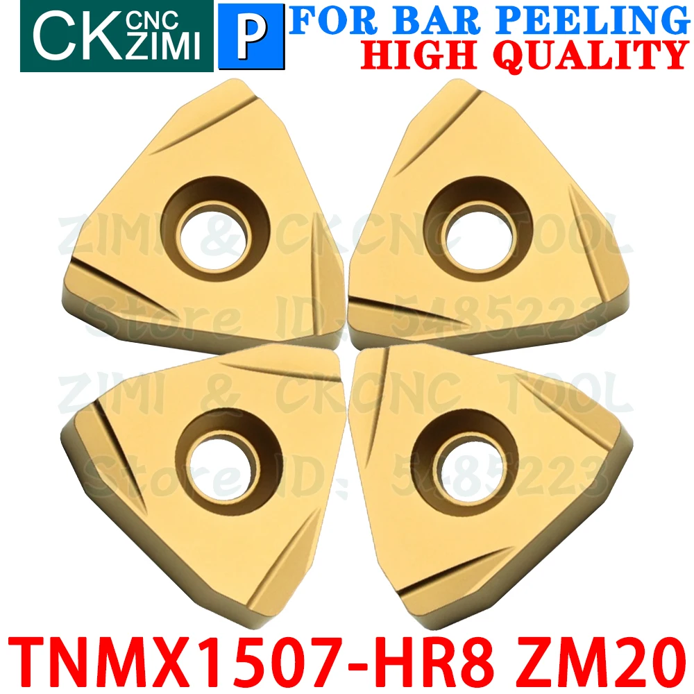 TNMX1507-HR8 ZM20 Carbide Inserts Skinning Turning Inserts Heavy Cutting Tool CNC Machine Cutter Tool Steel Pipe Peeling Knife