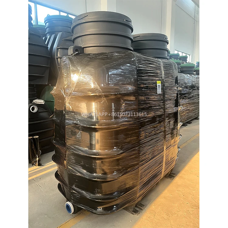 Serbatoio di purificazione delle acque reflue domestiche nel trattamento delle acque reflue domestiche decentralizzato senza potenza o manutenzione.