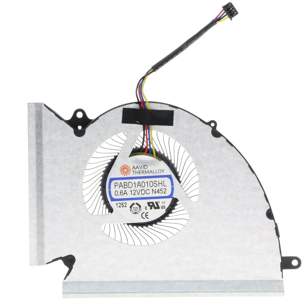 Wymienny wentylator chłodzący CPU / GPU do MSI GP76 GE76 WE76 MS-17K2 MS-17K3 PABD1A010SHR-N452 PABD1A010SHR-N451