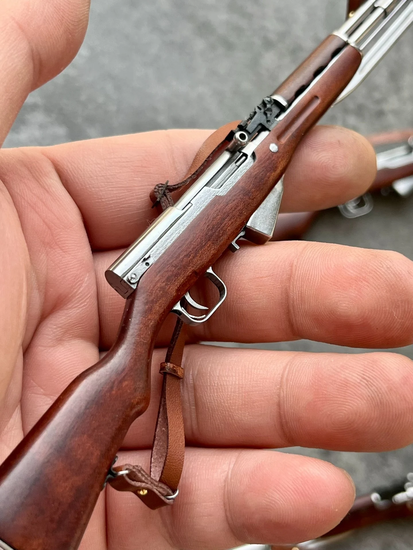1/6 Handmade Polished Type 56 Rifle in Steel & Wood, Premium Custom Gift for Action Figures