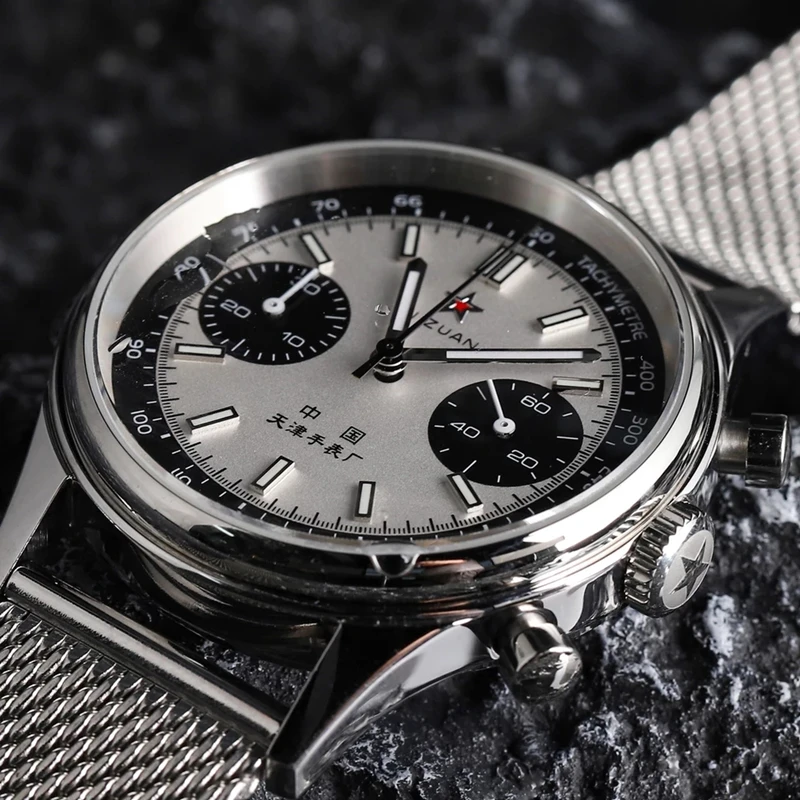 DUGARY China Aviation Chronograph Quartz 1963 Watch For Men 21 Zuan Pilot Waterproof Canvas Fashion Unique Military Male Watch