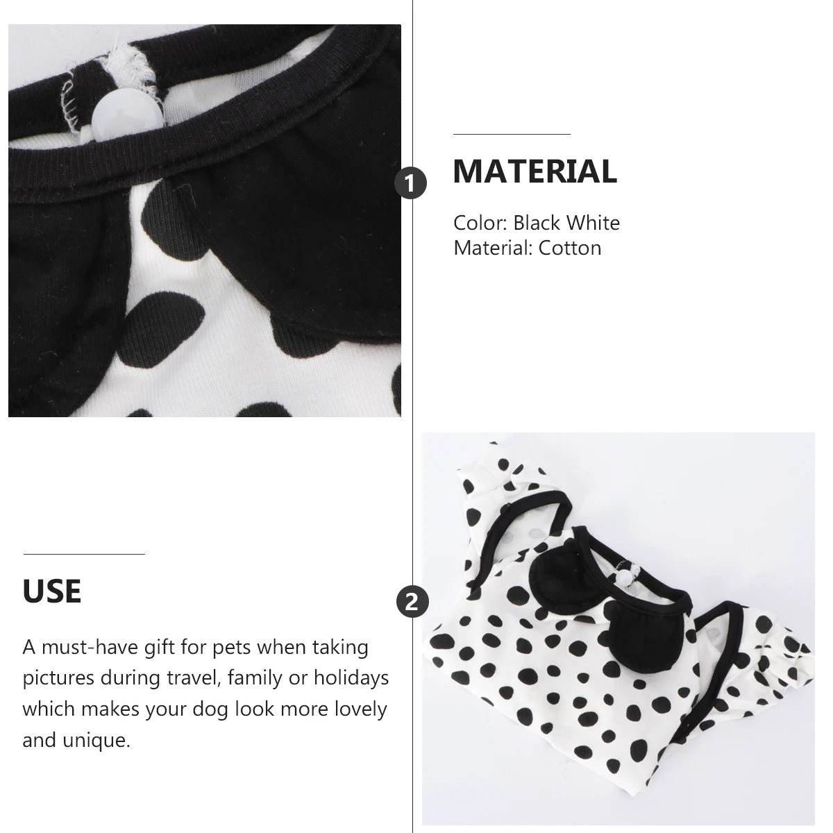 

Pet Pajamas Dog Sleepwear Middle small Size Creative Hoodies Pet Costume Simple Style Apparel Travel Photo Holiday Party Dog